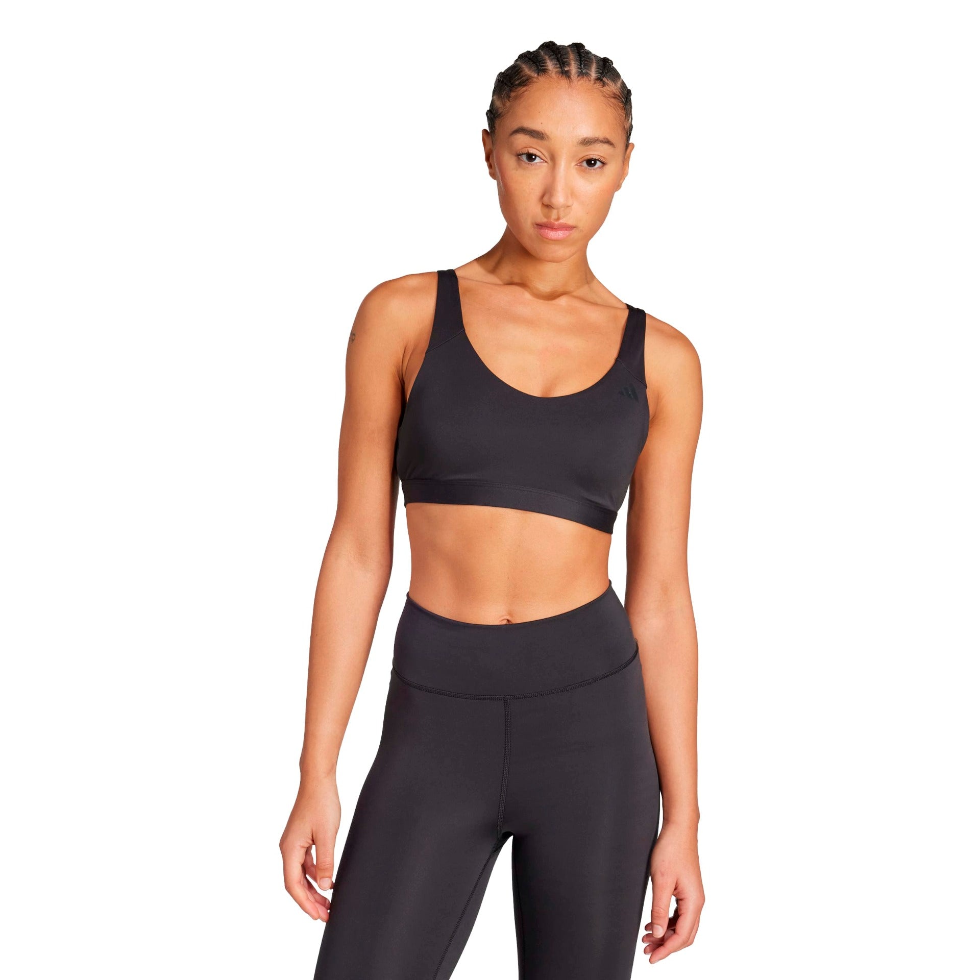 Γυναικείο Μπουστάκι Προπόνησης Μαύρο - adidas Performance All Me Essentials