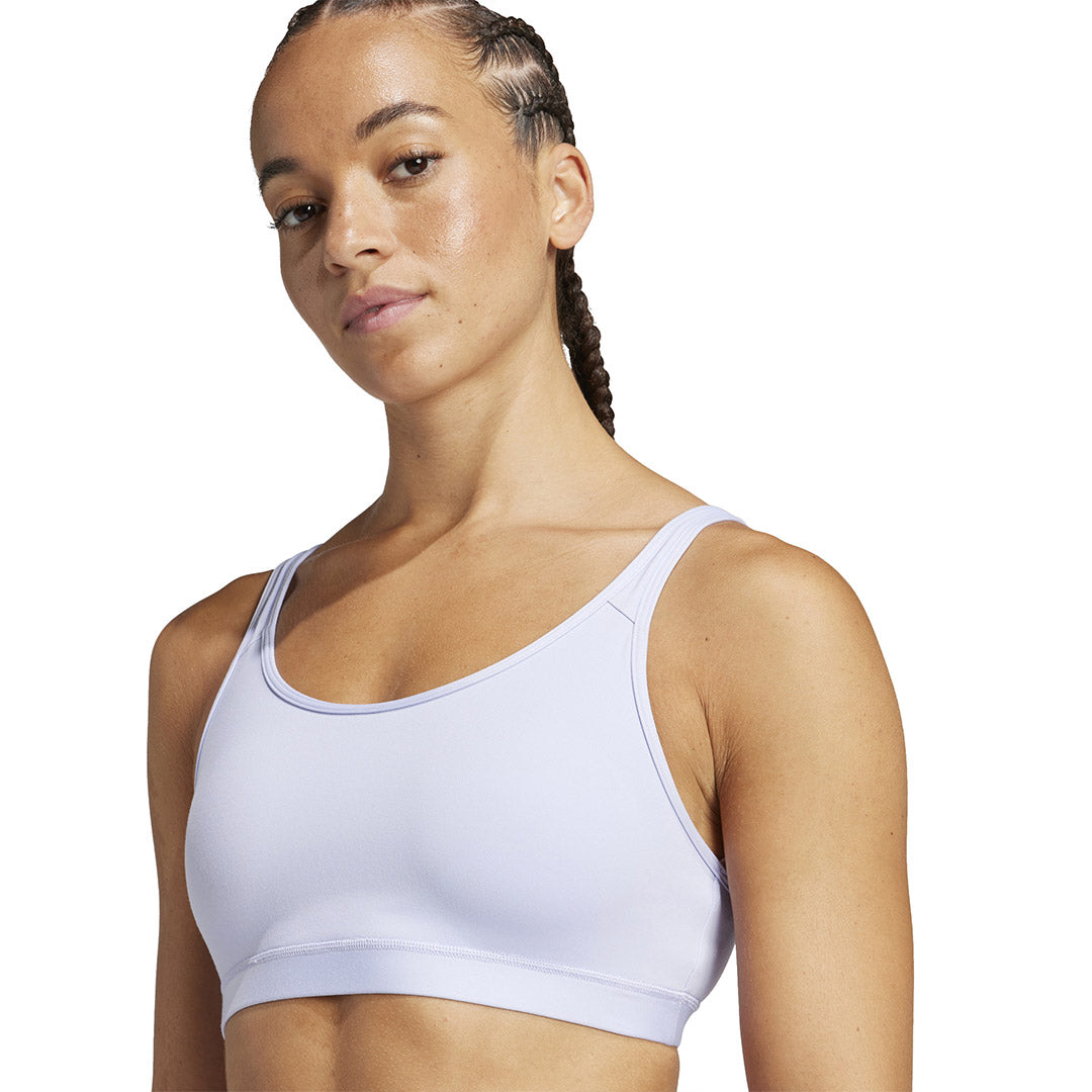 Γυναικείο Αθλητικό Μπουστάκι Μωβ - adidas Performance All Me Essentials